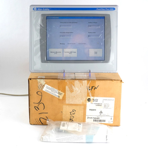 Allen bradley 2711p t10c4d2 - allen, 2711p-t10c4d2