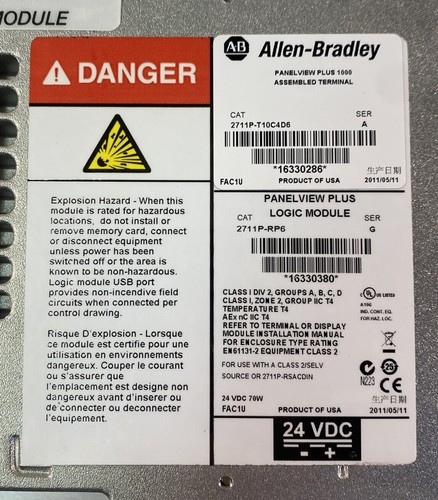 Allen bradley 2711p - allen,